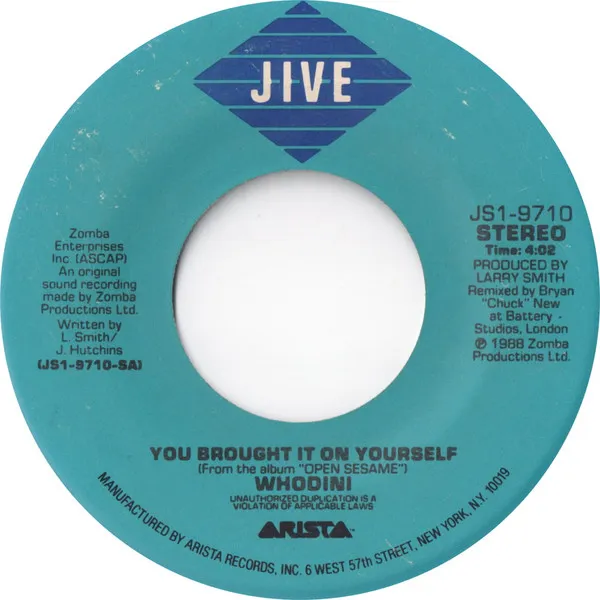You Brought It On Yourself / I'm Def (Jump Back And Kiss Myself)