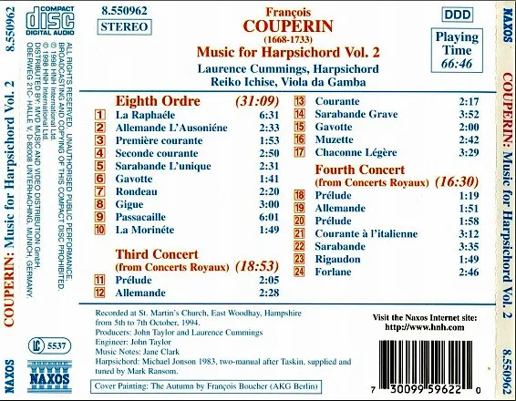 Music For Harpsichord V.2