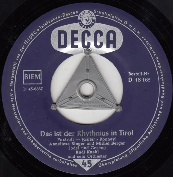 Das Ist Der Rhythmus In Tirol / Das Alphorn