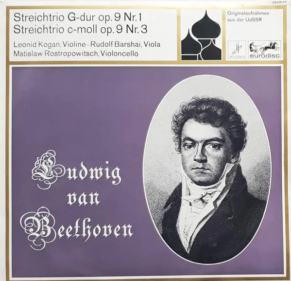 Streichtrios G-dur Op.9 Nr.1 / C-moll Op.9 Nr.3