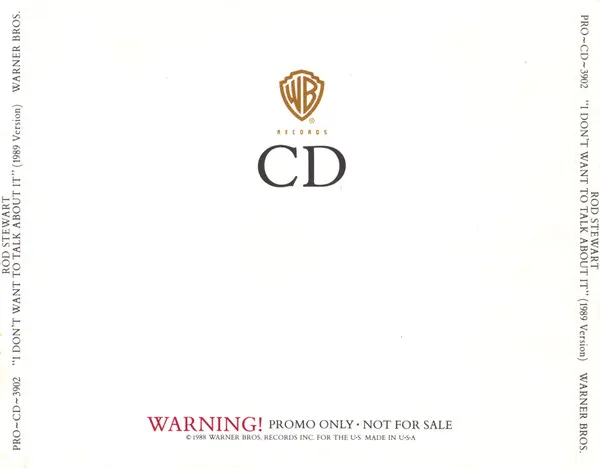 I Don't Want To Talk About It (1989 Version)