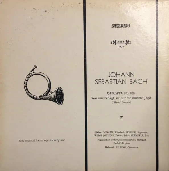 Cantata No. 208, Was Mir Behagt, Ist Nur Die Muntre Jagd ("Hunt" Cantata)
