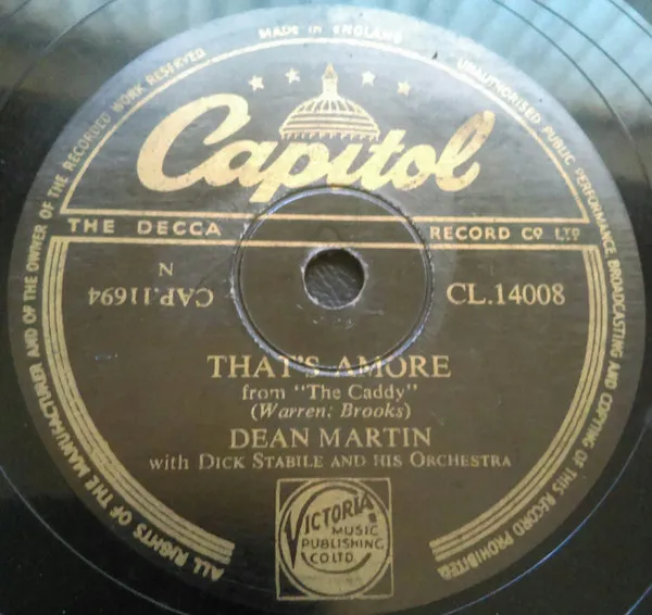 That's Amore / You're The Right One