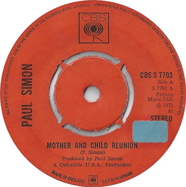 Mother And Child Reunion