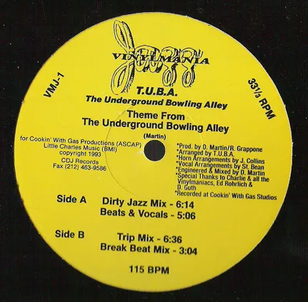 Theme From The Underground Bowling Alley