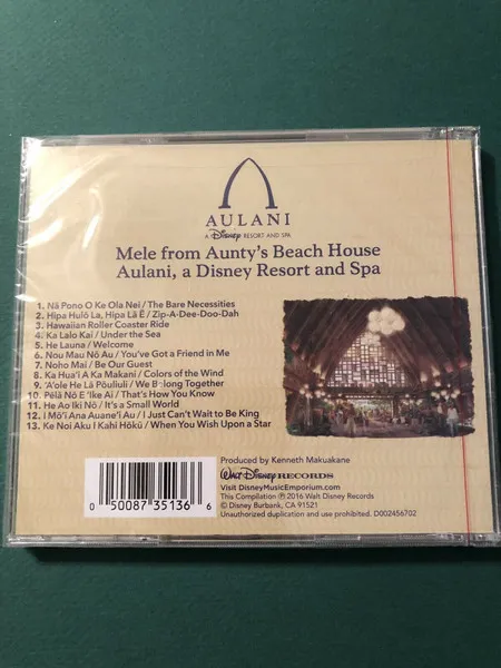 Mele From Aunty's Beach House (Aulani, A Disney Resort And Spa)