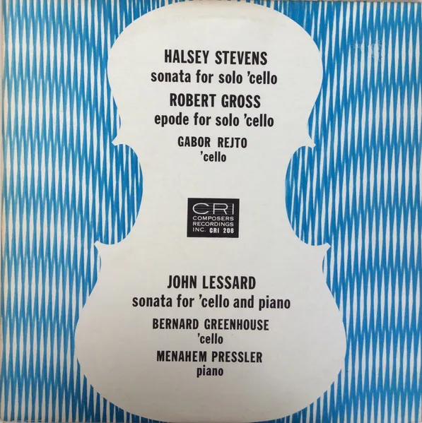 Sonata For Solo Cello / Epode For Solo Cello / Sonata For Cello And Piano