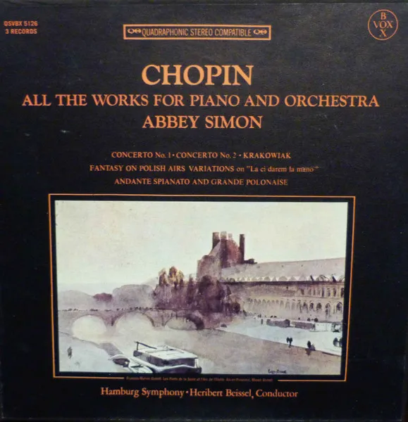 Chopin All The Works For Piano & Orchestra Abbey Simon