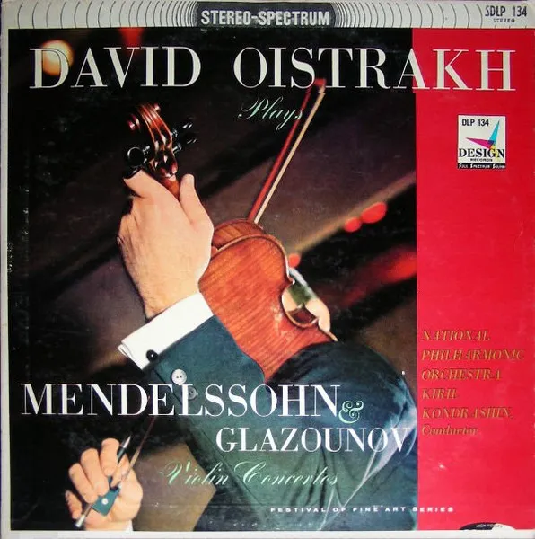 Plays Mendelssohn & Glazunov Violin Concertos