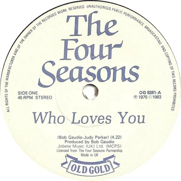 Who Loves You / Bye Bye Baby