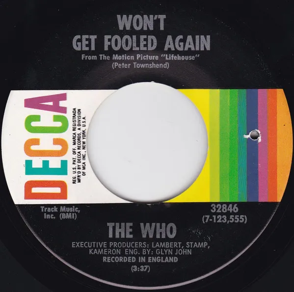 Won't Get Fooled Again / I Don't Even Know Myself