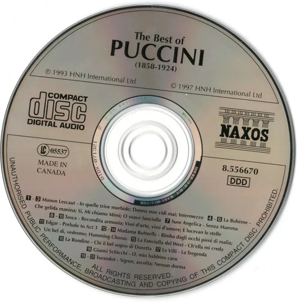 The Best of Puccini