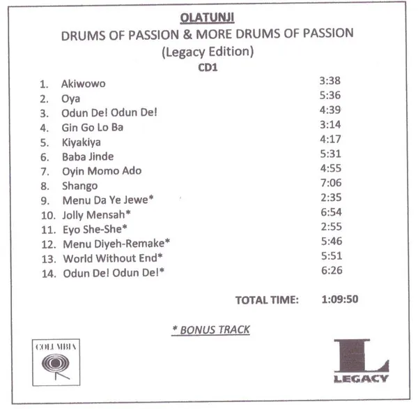 Drums Of Passion & More Drums Of Passion