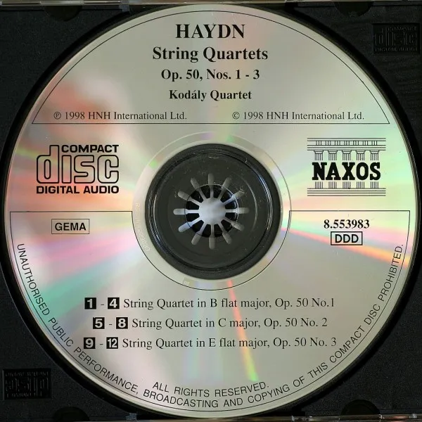 String Quartets Op.50 1-3