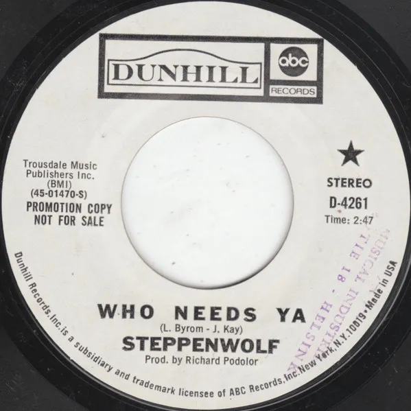 Who Needs Ya / Earschplittenloudenboomer