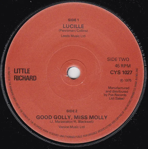 Lucille / Good Golly, Miss Molly