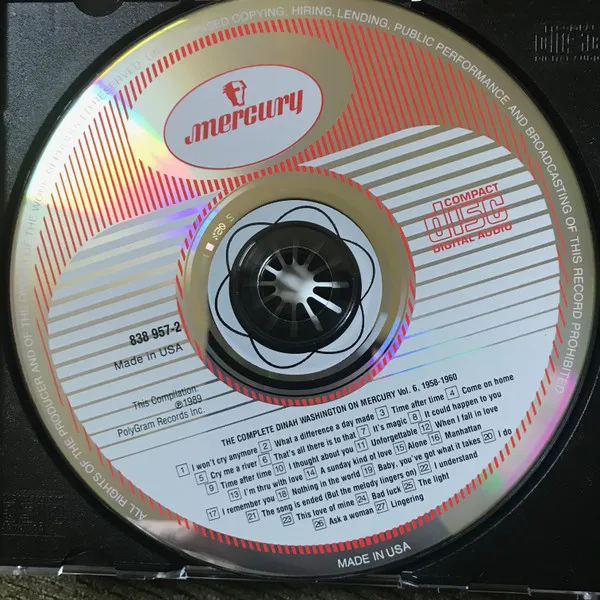 The Complete Dinah Washington On Mercury Vol.6 1958-1960