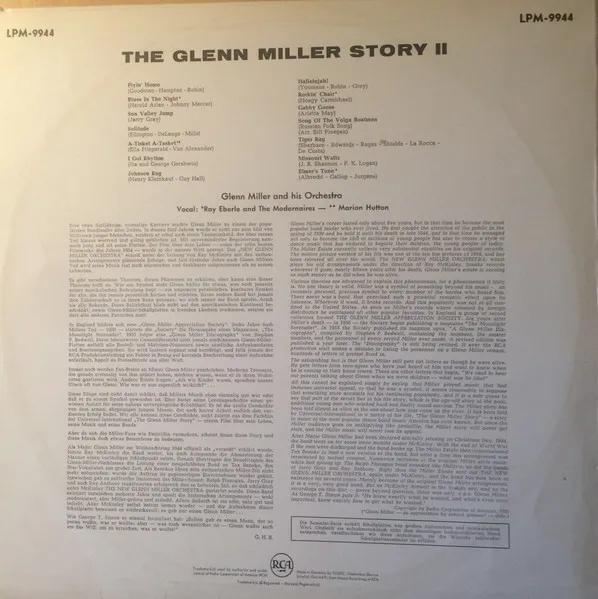 The Glenn Miller Story II