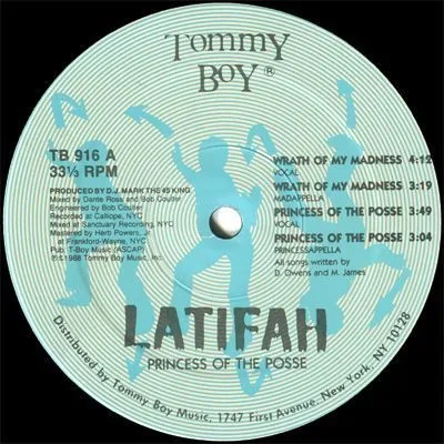 Wrath Of My Madness / Princess Of The Posse