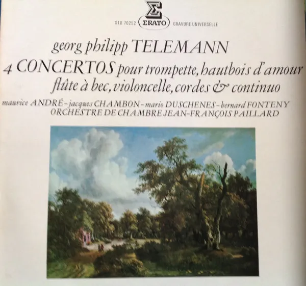 4 Concertos Pour Trompette, Hautbois D'amour, Flûte À Bec, Violoncelle, Cordes & Continuo