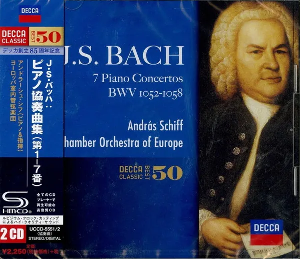 7 Piano Concertos BWV 1052-1058