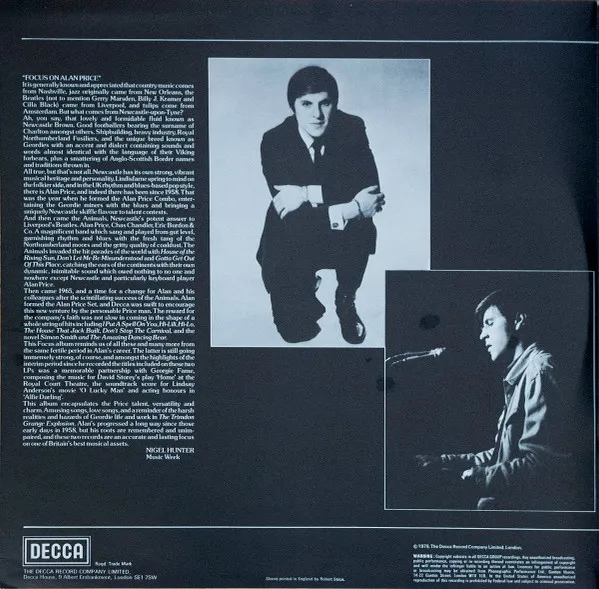 Focus On Alan Price