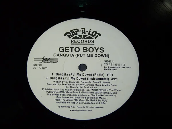 Gangsta (Put Me Down)