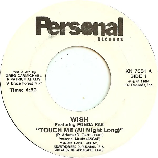 Touch Me (All Night Long)