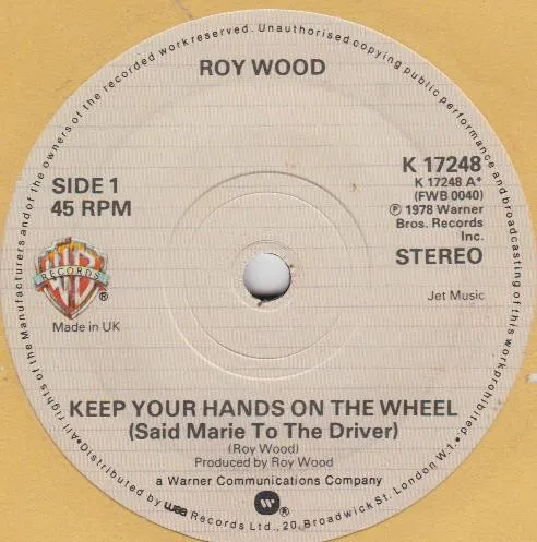 Keep Your Hands On The Wheel (Said Marie To The Driver)