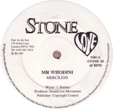 Mr Whodini / Girl Them Passing / Girlie