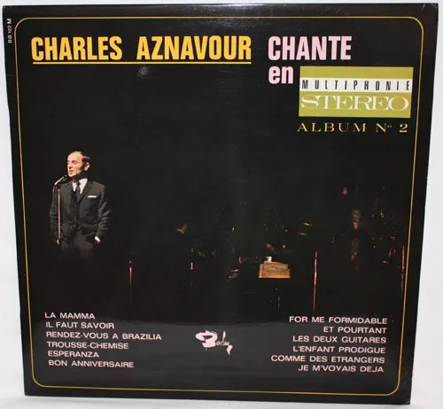 Charles Aznavour Chante En Multiphonie Stéréo - Album No 2