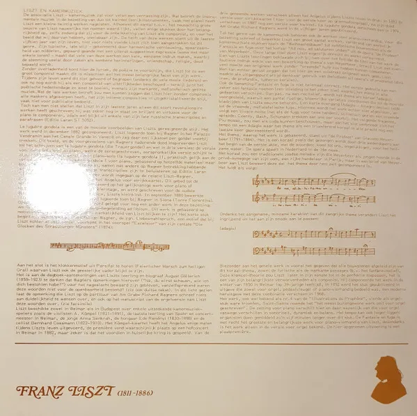 Liszt; Onbekende kamermuziek