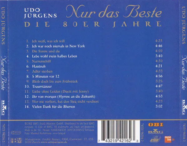 Nur Das Beste (Die 80er Jahre 1981 - 1989)