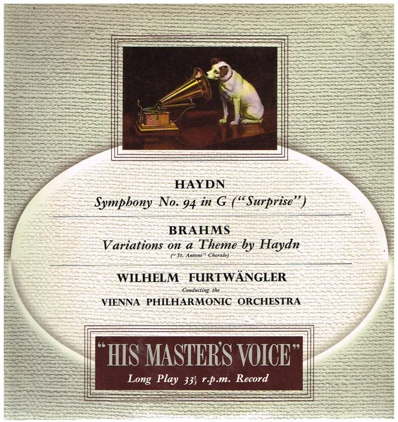 Haydn - "Surprise" Symphony No 94 In G  / Brahms - Variations On A Theme By Haydn ("St. Antoni" Chorale)