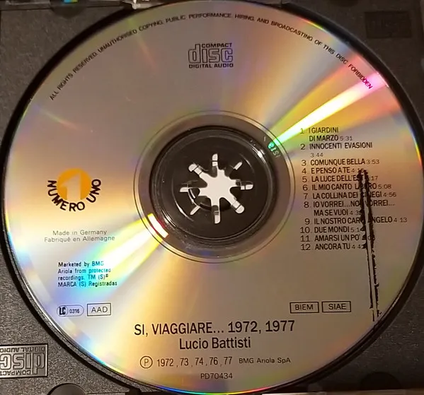 Si, Viaggiare... 1972, 1977