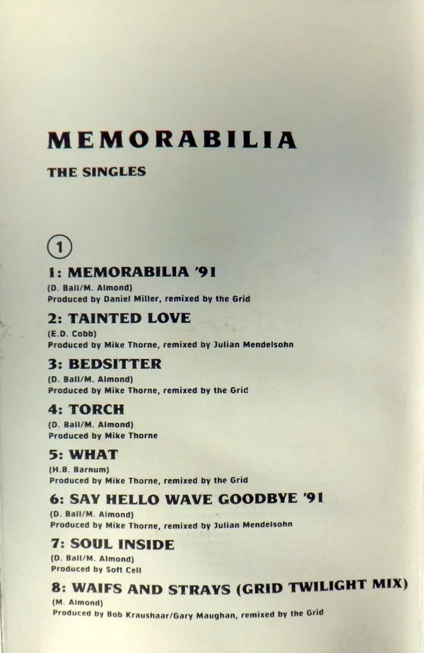 Memorabilia - The Singles