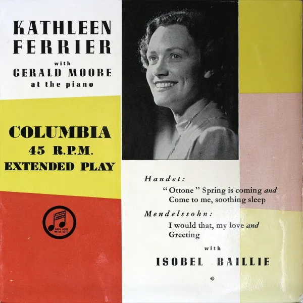 Kathleen Ferrier With Gerald Moore At The Piano