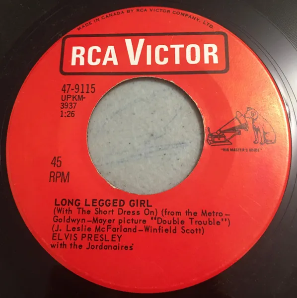 Long Legged Girl (With The Short Dress On) / That's Someone You Never Forget