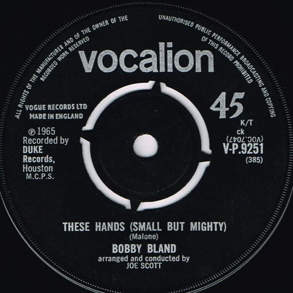 These Hands (Small But Mighty) / Today