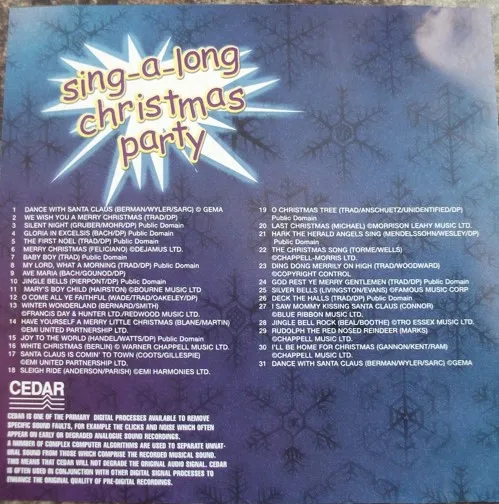 Sing-a-Long Christmas Party
