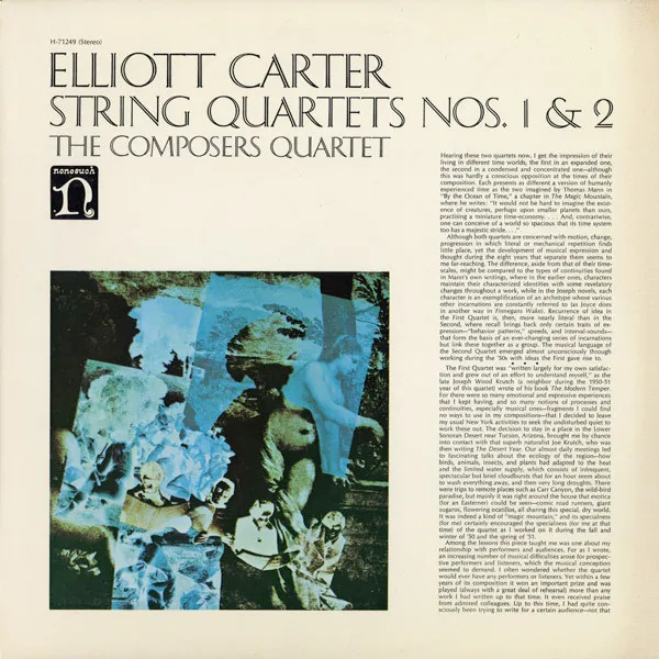 String Quartets Nos. 1 & 2