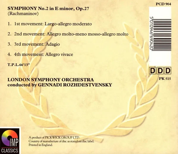 Symphony No.2 In E Minor, Op. 27