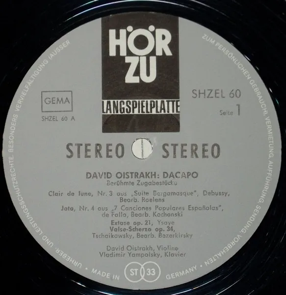 Da Capo, Berühmte Zugabestücke