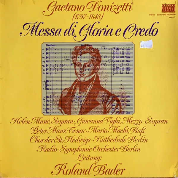 Messa Di Gloria E Credo
