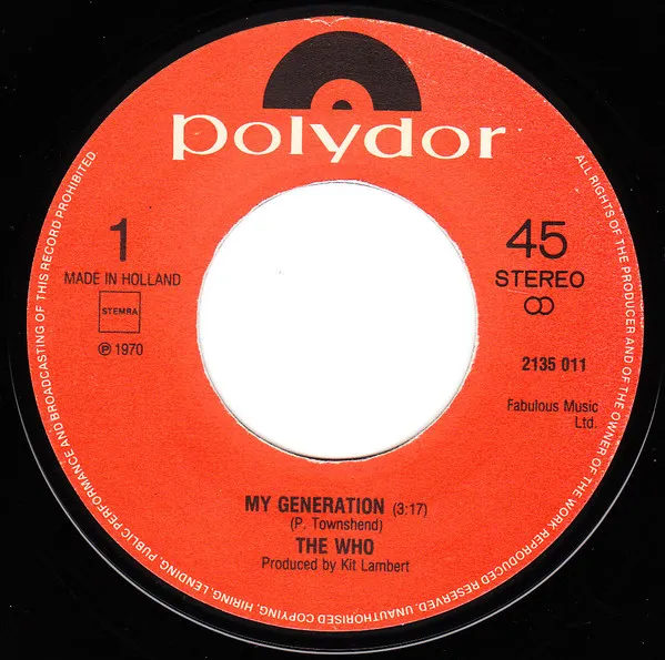 My Generation / Substitute