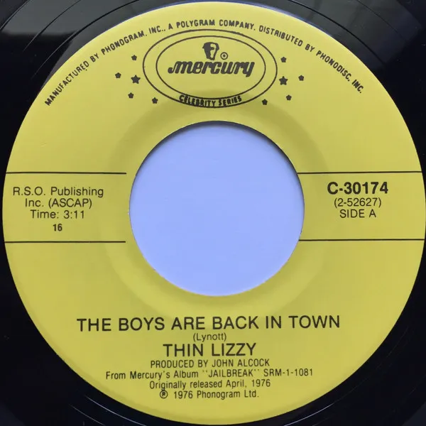 The Boys Are Back In Town / Jailbreak