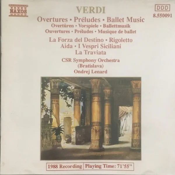 Overtures • Preludes • Ballet Music = Ouvertüren • Vorspiele • Ballettmusik = Ouvertures • Préludes • Musique De Ballet