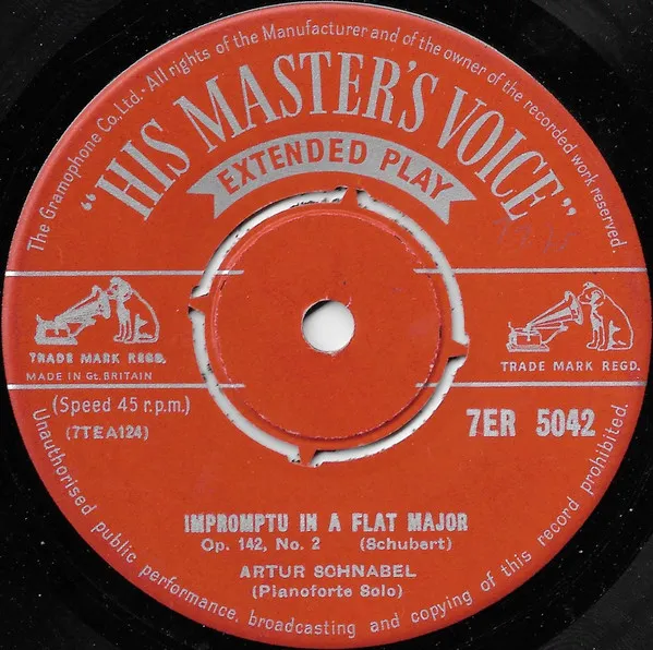 Impromptu In A Flat Major Op.142, No. 2 / Impromptu In F Minor Op.142, No. 4