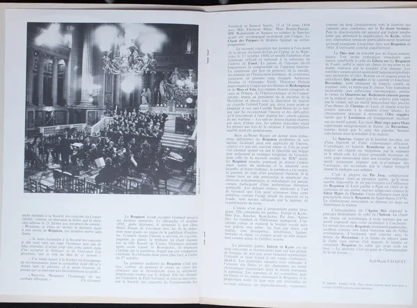 Requiem Pour Soli, Choeur Et Orchestre