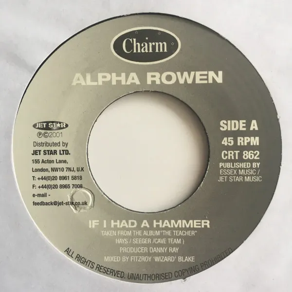 If I Had A Hammer / Mr. No Heart